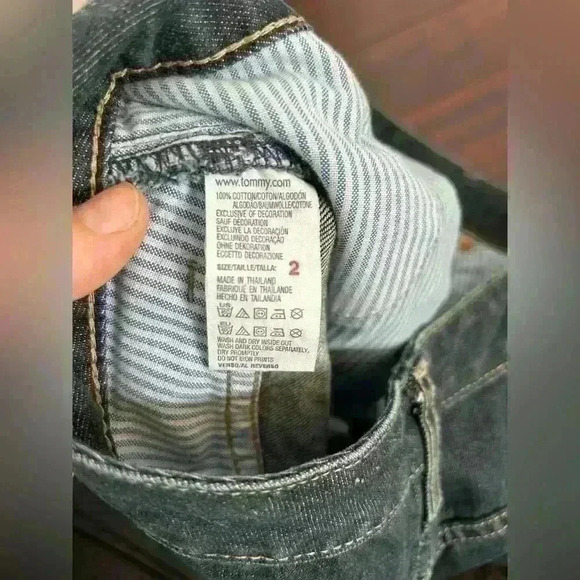 Tommy Hilfiger Women’s Jean Mini Skirt Denim Size 2 - Picture 6 of 6